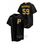 Camiseta Beisbol Hombre Pittsburgh Pirates Joe Musgrove Replica Alterno Negro
