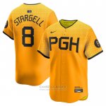 Camiseta Beisbol Hombre Pittsburgh Pirates Willie Stargell City Connect Limited Oro Camiseta Beisbol Hombre Pittsburgh Pirates Willie Stargell City Connect Limited Oro