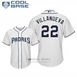 Camiseta Beisbol Hombre San Diego Padres Christian Villanueva Cool Base Primera Blanco