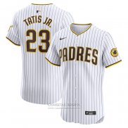 Camiseta Beisbol Hombre San Diego Padres Fernando Tatis Jr. Primera Elite Blanco
