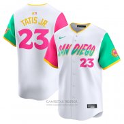 Camiseta Beisbol Hombre San Diego Padres Fernando Tatis Jr. Primera Elite Blanco