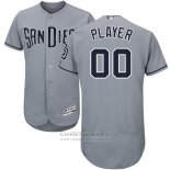 Camiseta Beisbol Hombre San Diego Padres Personalizada Gris