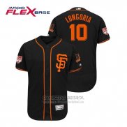 Camiseta Beisbol Hombre San Francisco Giants Evan Longoria Flex Base Entrenamiento de Primavera 2019 Negro
