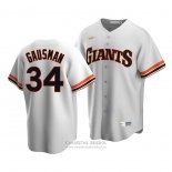 Camiseta Beisbol Hombre San Francisco Giants Kevin Gausman Cooperstown Collection Primera Blanco