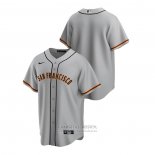 Camiseta Beisbol Hombre San Francisco Giants Replica Road Gris