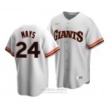 Camiseta Beisbol Hombre San Francisco Giants Willie Mays Cooperstown Collection Primera Blanco