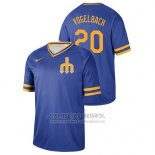 Camiseta Beisbol Hombre Seattle Mariners Daniel Vogelbach Cooperstown Collection Legend Azul