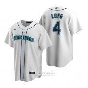 Camiseta Beisbol Hombre Seattle Mariners Shed Long Jr. Replica Primera Blanco