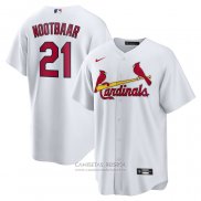 Camiseta Beisbol Hombre St. Louis Cardinals Enos Slaughter 9 Blanco Primera Cool Base