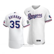 Camiseta Beisbol Hombre Texas Rangers Kohei Arihara Autentico Primera Blanco