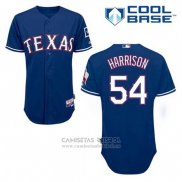 Camiseta Beisbol Hombre Texas Rangers Matt Harrison 54 Azul Alterno Cool Base