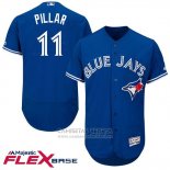 Camiseta Beisbol Hombre Toronto Blue Jays Kevin Pillar Autentico Collection Flex Base Azul