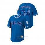 Camiseta Beisbol Hombre Toronto Blue Jays Matt Shoemaker Cooperstown Collection Azul