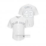 Camiseta Beisbol Hombre Toronto Blue Jays Sam Gaviglio 2019 Players Weekend Replica Blanco