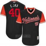 Camiseta Beisbol Hombre Washington Nationals 2017 Little League World Series Edwin Jackson Azul