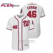 Camiseta Beisbol Hombre Washington Nationals Patrick Corbin Flex Base Autentico Collezione Primera Blanco