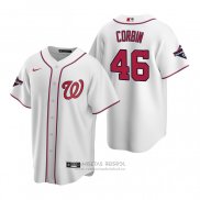 Camiseta Beisbol Hombre Washington Nationals Patrick Corbin Replica Blanco