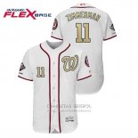 Camiseta Beisbol Hombre Washington Nationals Ryan Zimmerman 2019 Gold Program Flex Base Blanco