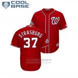 Camiseta Beisbol Hombre Washington Nationals Stephen Strasburg 2018 All Star Cool Base Scarlet