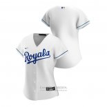 Camiseta Beisbol Mujer Kansas City Royals Replica 2020 Primera Blanco