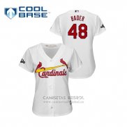 Camiseta Beisbol Mujer St. Louis Cardinals Alex Reyes 2018 LLWS Players Weekend A. Rey Rojo