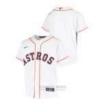 Camiseta Beisbol Nino Houston Astros Replica Primera Blanco