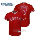 Camiseta Beisbol Nino Los Angeles Angels Shohei Ohtani Cool Base Replica Alterno Rojo