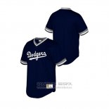 Camiseta Beisbol Nino Los Angeles Dodgers Cooperstown Collection Mesh Wordmark V-Neck Azul