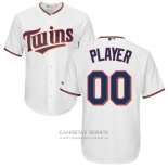 Camiseta Beisbol Nino Minnesota Twins Personalizada Blanco