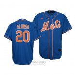 Camiseta Beisbol Nino New York Mets Pete Alonso Replica Cool Base Azul