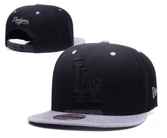 Gorra L.a. Dodgers Blanco Negro