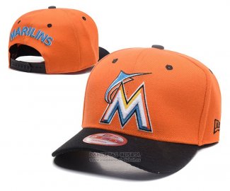 Gorra Miami Marlins Naranja Negro