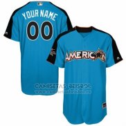 Camiseta Beisbol Hombre American League 2017 All Star Personalizada Azul