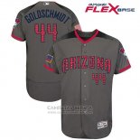 Camiseta Beisbol Hombre Arizona Diamondbacks 2017 Estrellas y Rayas 44 Paul Goldschmidt Gris Flex Base