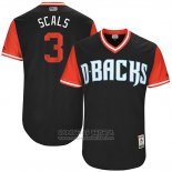 Camiseta Beisbol Hombre Arizona Diamondbacks 2017 Little League World Series 3 3 Daniel Descalso Negro