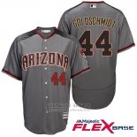 Camiseta Beisbol Hombre Arizona Diamondbacks 44 Paul Goldschmidt Gris Flex Base