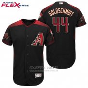 Camiseta Beisbol Hombre Arizona Diamondbacks 44 Paul Goldschmidt Negro Rojo Alterno Flex Base