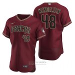 Camiseta Beisbol Hombre Arizona Diamondbacks J.b. Wendelken Autentico Alterno Rojo Camiseta Beisbol Hombre Arizona Diamondbacks J.b. Wendelken Autentico Alterno Rojo
