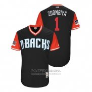 Camiseta Beisbol Hombre Arizona Diamondbacks Jarrod Dyson 2018 LLWS Players Weekend Zoombiya Negro