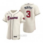 Camiseta Beisbol Hombre Atlanta Braves Dale Murphy Autentico 2020 Alterno Crema