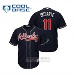 Camiseta Beisbol Hombre Atlanta Braves Ender Inciarte Cool Base Alterno 2019 Azul