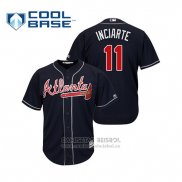 Camiseta Beisbol Hombre Atlanta Braves Ender Inciarte Cool Base Alterno 2019 Azul