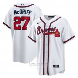 Camiseta Beisbol Hombre Atlanta Braves Fred McGriff 2023 Hall of Fame Replica Blanco