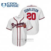 Camiseta Beisbol Hombre Atlanta Braves Josh Donaldson Cool Base Primera Blanco