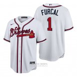 Camiseta Beisbol Hombre Atlanta Braves Rafael Furcal Hispanic Heritage Autentico Blanco