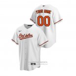 Camiseta Beisbol Hombre Baltimore Orioles Personalizada 2020 Replica Primera Blanco