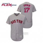 Camiseta Beisbol Hombre Boston Red Sox Nathan Eovaldi Autentico Flex Base Gris