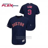 Camiseta Beisbol Hombre Boston Red Sox Sandy Leon Autentico Flex Base Azul