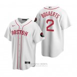 Camiseta Beisbol Hombre Boston Red Sox Xander Bogaerts Replica Blanco