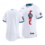 Camiseta Beisbol Hombre Chicago Cubs 2021 All Star Autentico Blanco